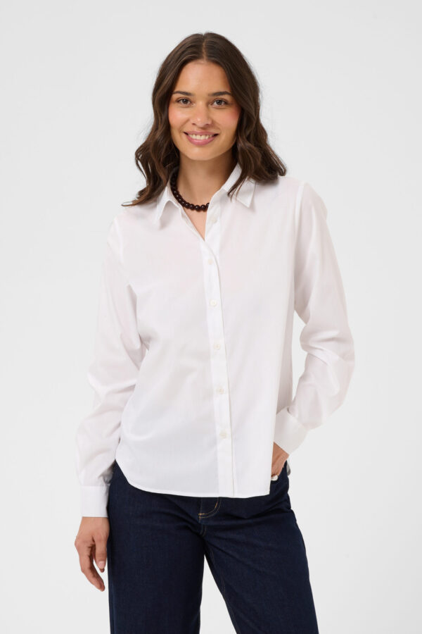 Georgia Skjorta – Optical White