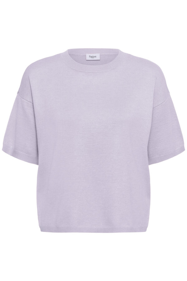 Mila Boxy SS Topp – Misty Lilac