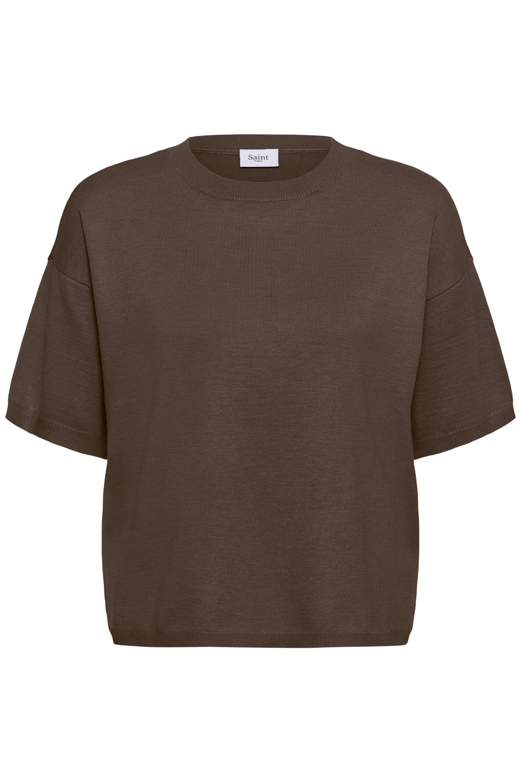 Mila Boxy SS Topp - Fondue Fudge Melange