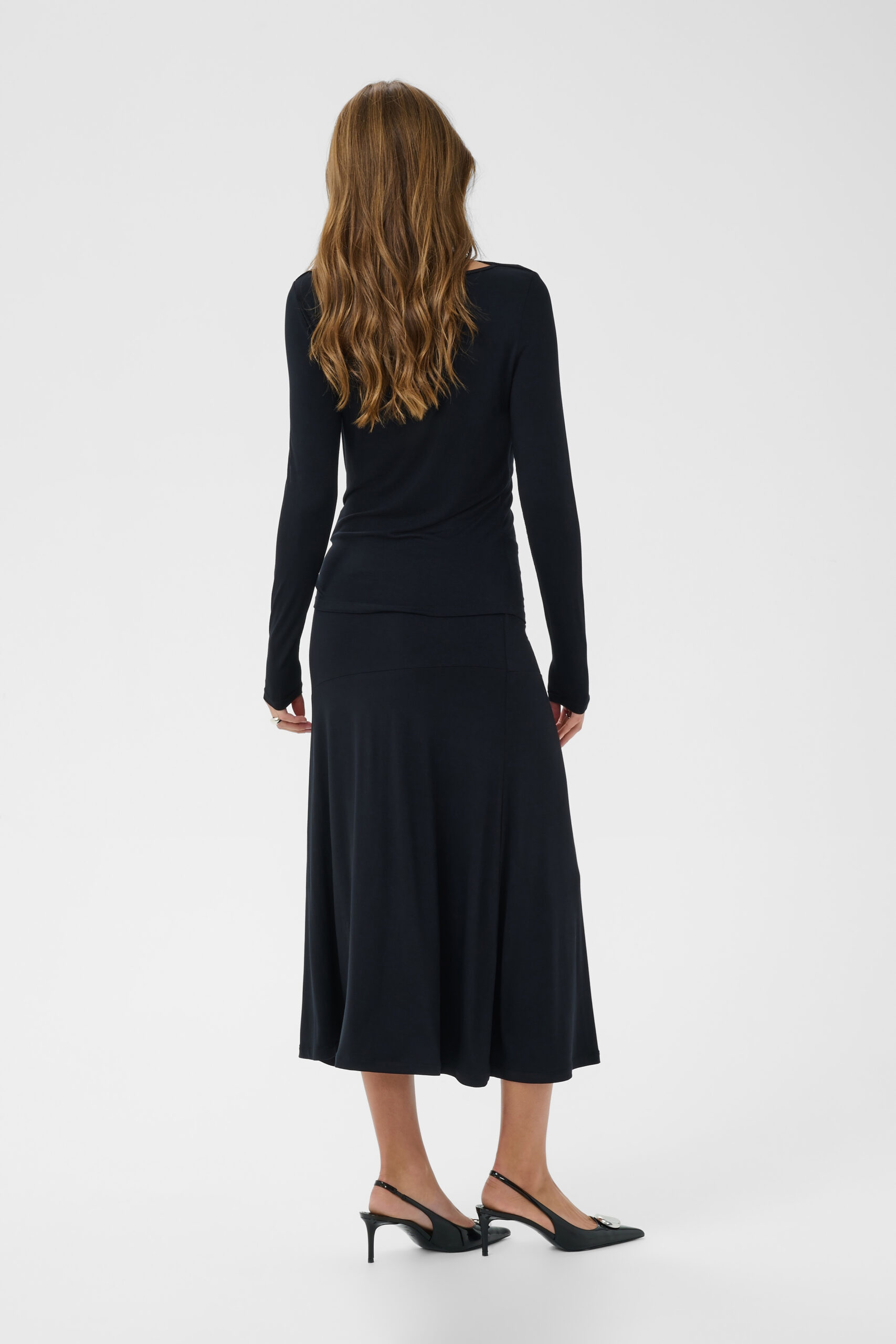 Vigga LS Boatneck Topp - Svart - Bild 13