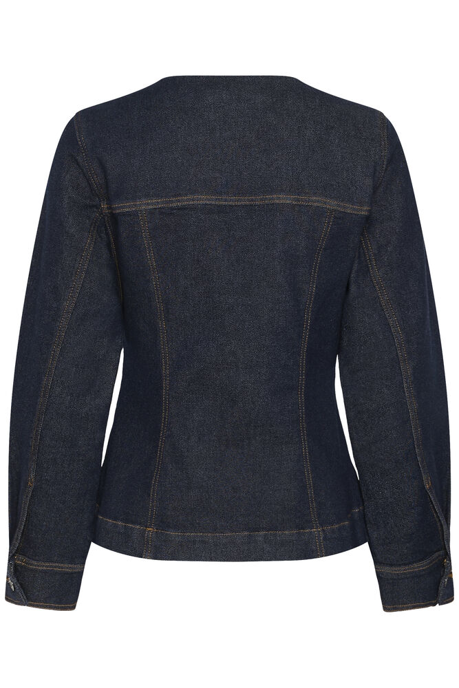 Hally Jeansblus - Dark Blue Unwashed Denim - Bild 8