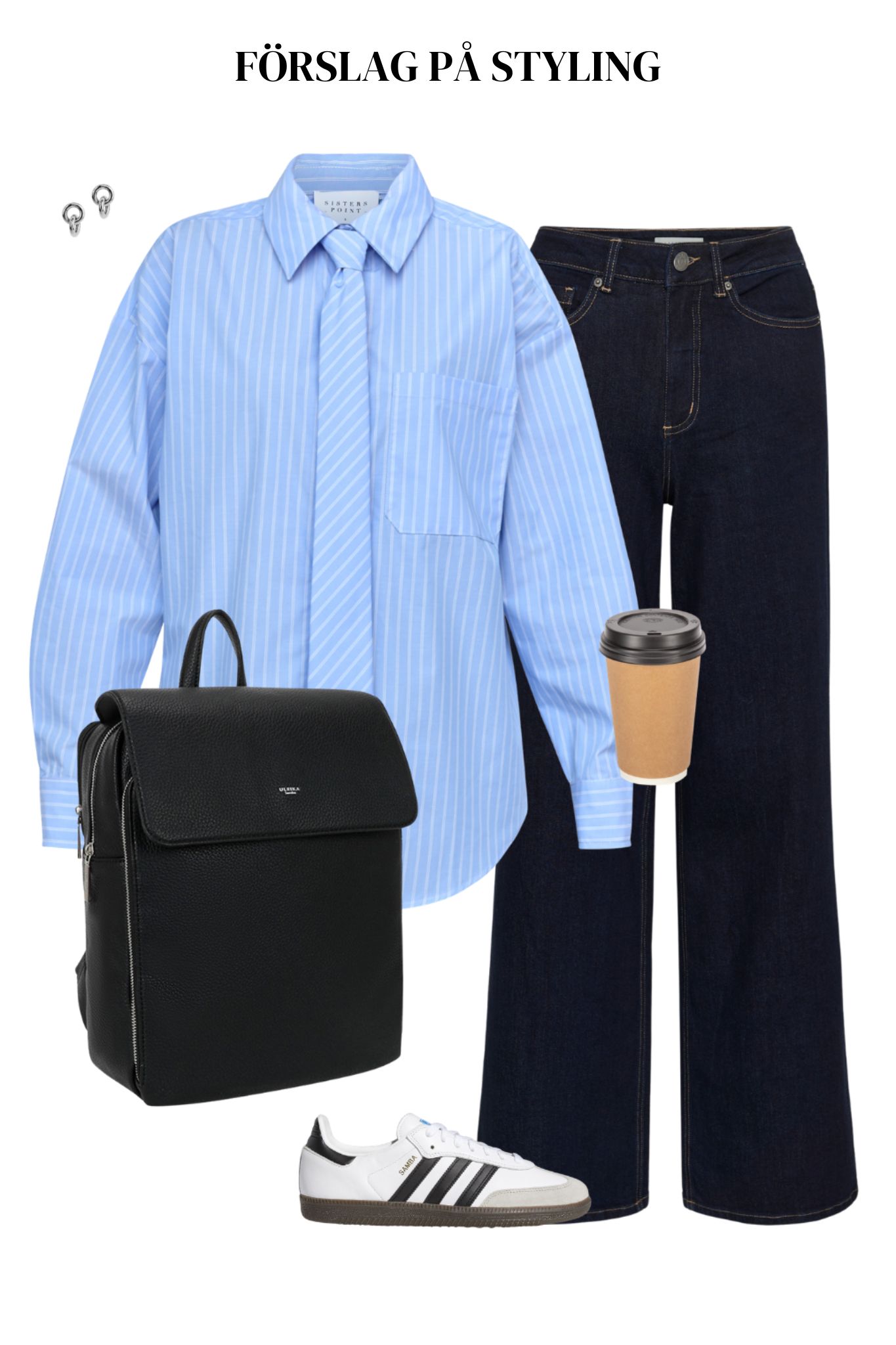 Vanya Skjorta - Blue Stripes - Bild 3
