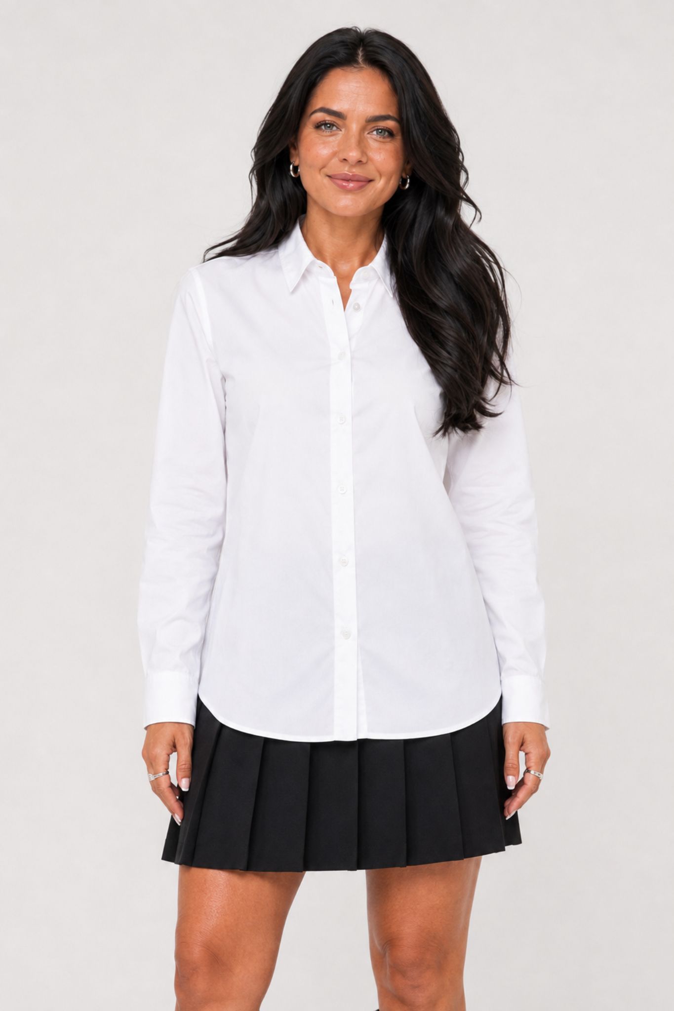 Georgia Skjorta - Optical White - Bild 10