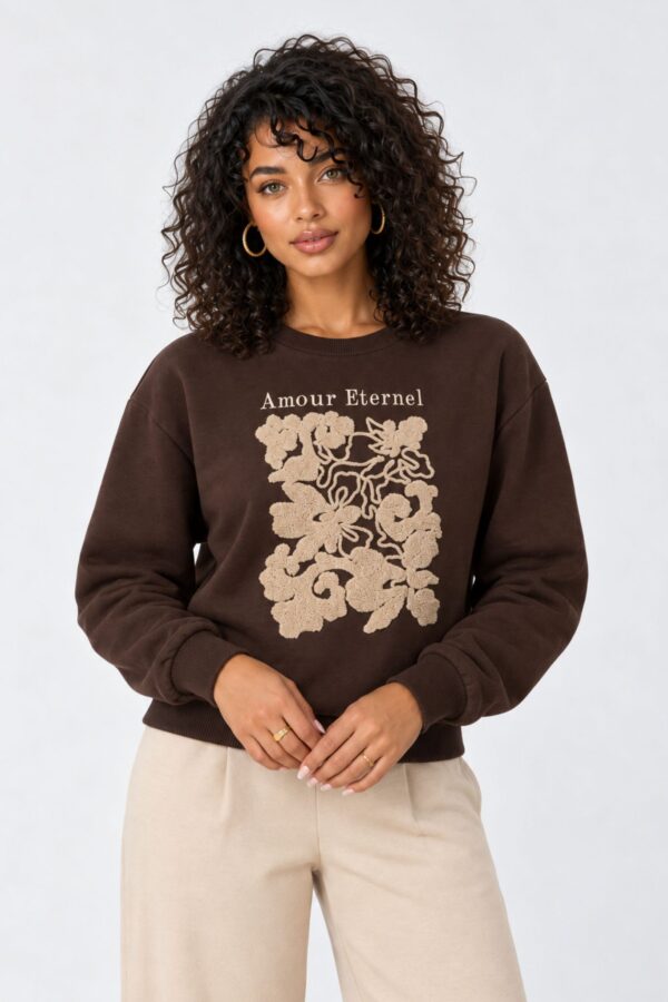 Roseanne Sweatshirt – Coffee Bean