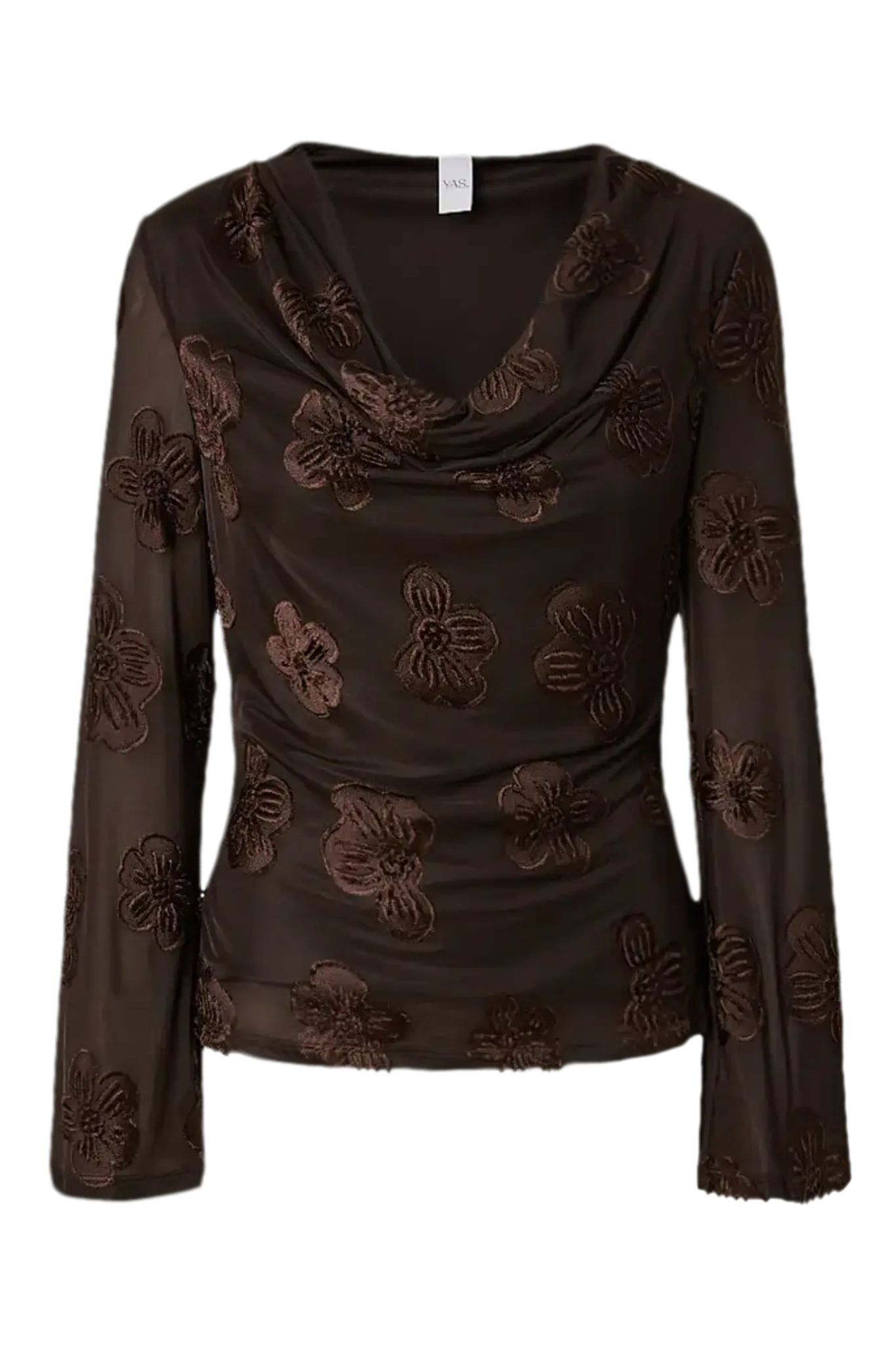 Seraphine LS Blus - Chocolate Brown