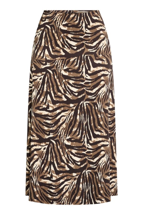 Vya Midikjol – Brown Zebra
