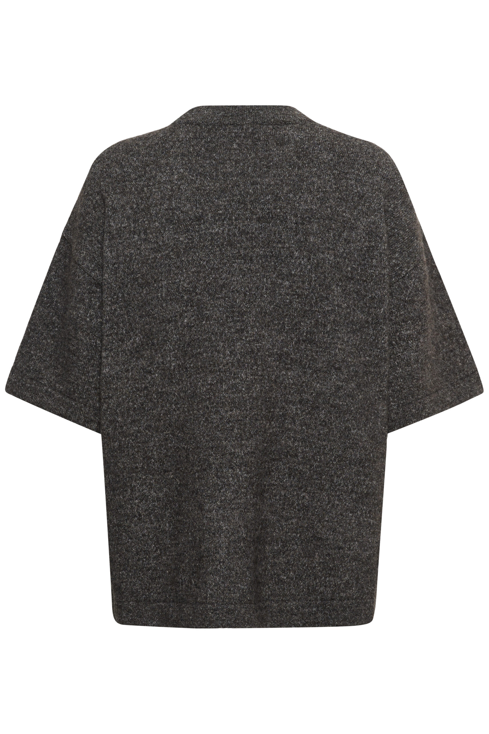 Niel Stickad Tröja - Dark Grey Melange - Bild 2