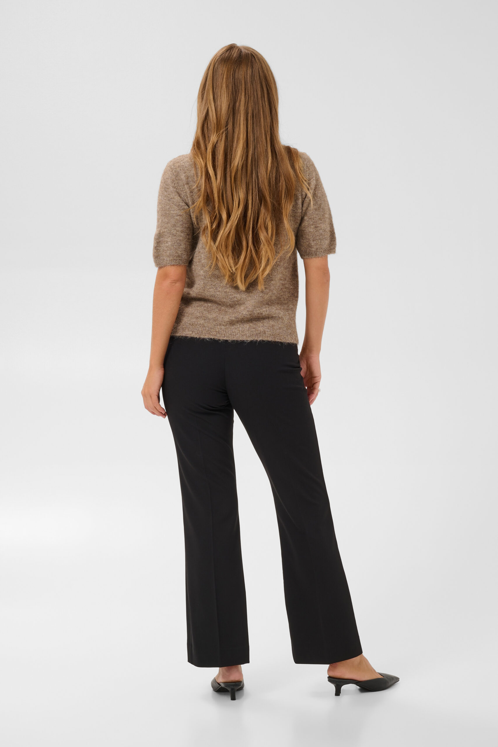 Martine SS Cardigan - Desert Taupe Melange - Bild 12
