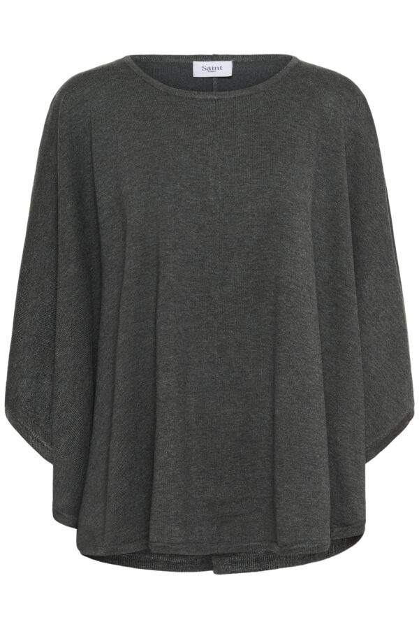 Billi Poncho – Grey Iron Melange