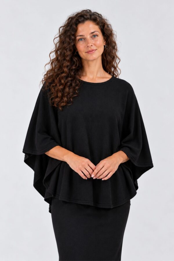 Billi Poncho – Svart