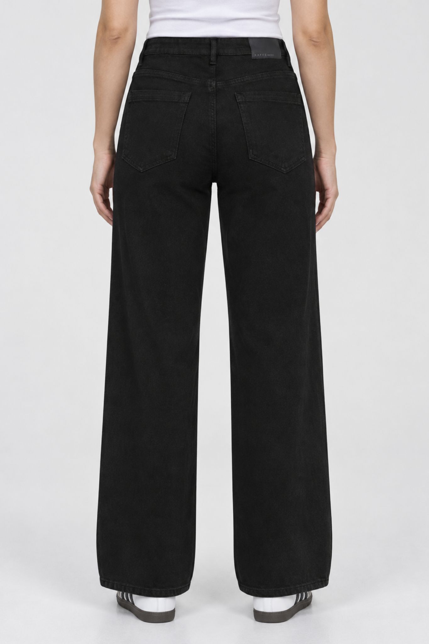 Brook HW Reg Fit Jeans - Black Deep - Bild 2