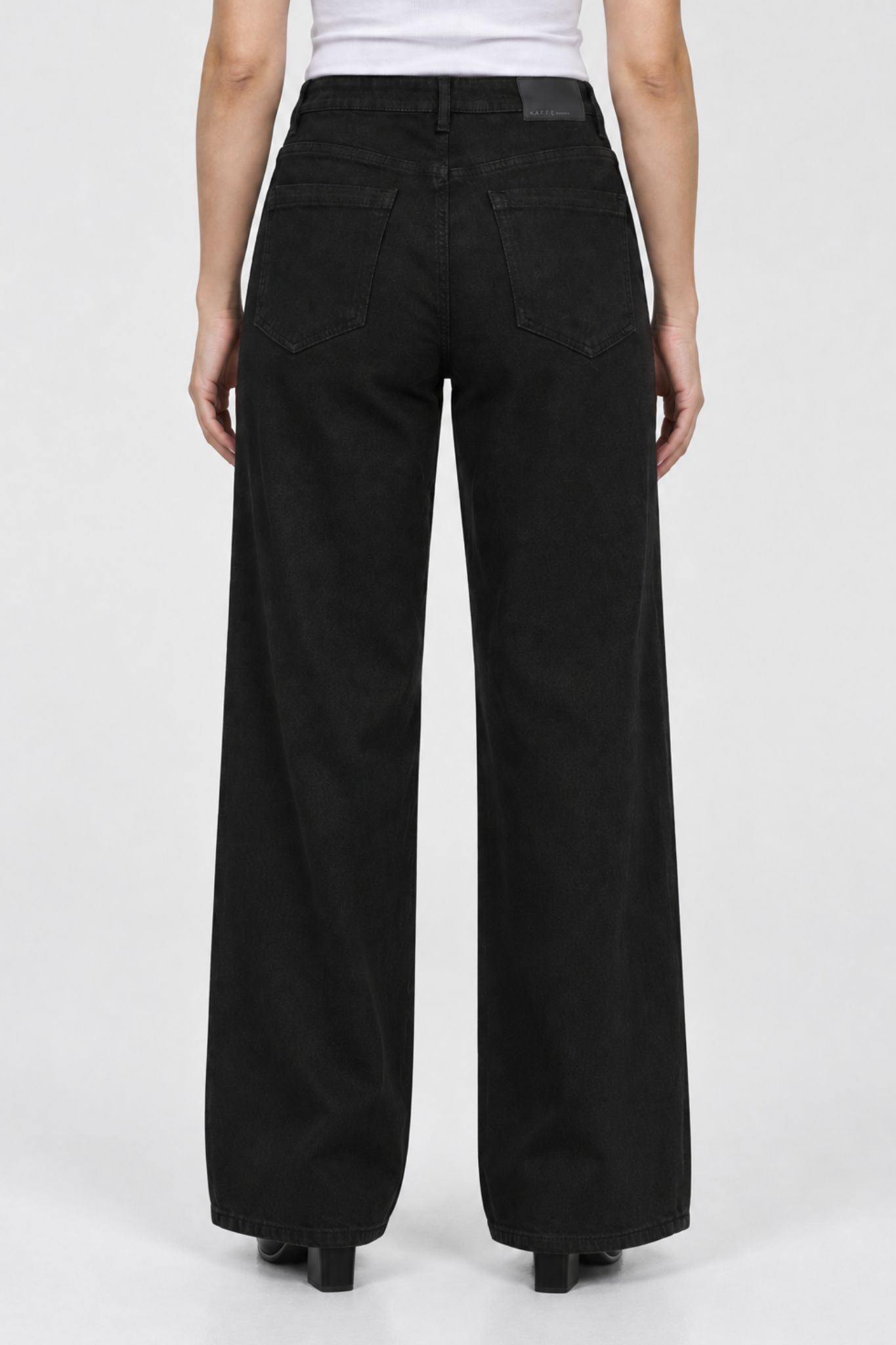 Brook HW Reg Fit Jeans - Black Deep - Bild 10