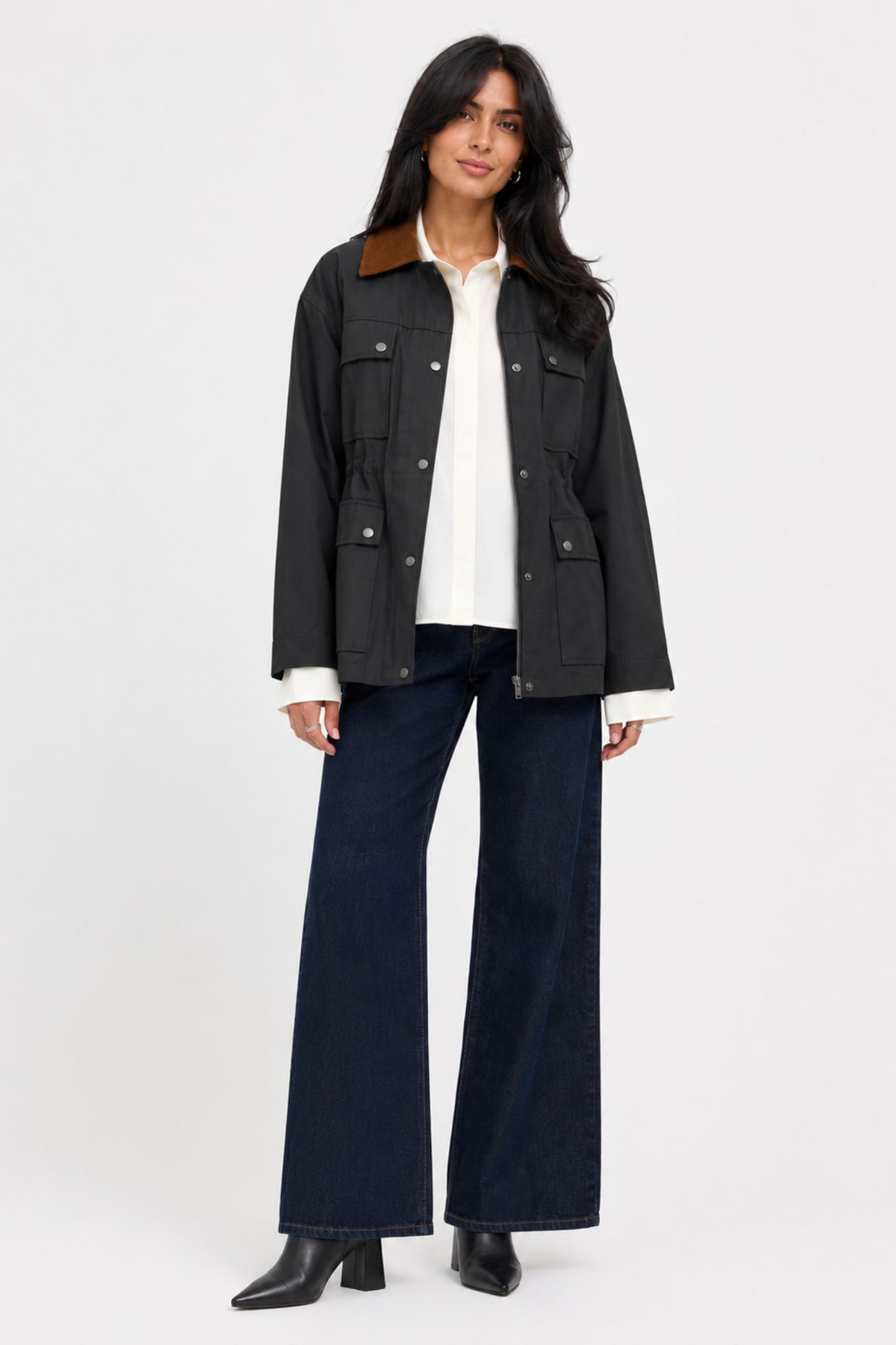 Meadow HW Reg Fit Jeans - Dark Blue Unwashed Denim - Bild 11