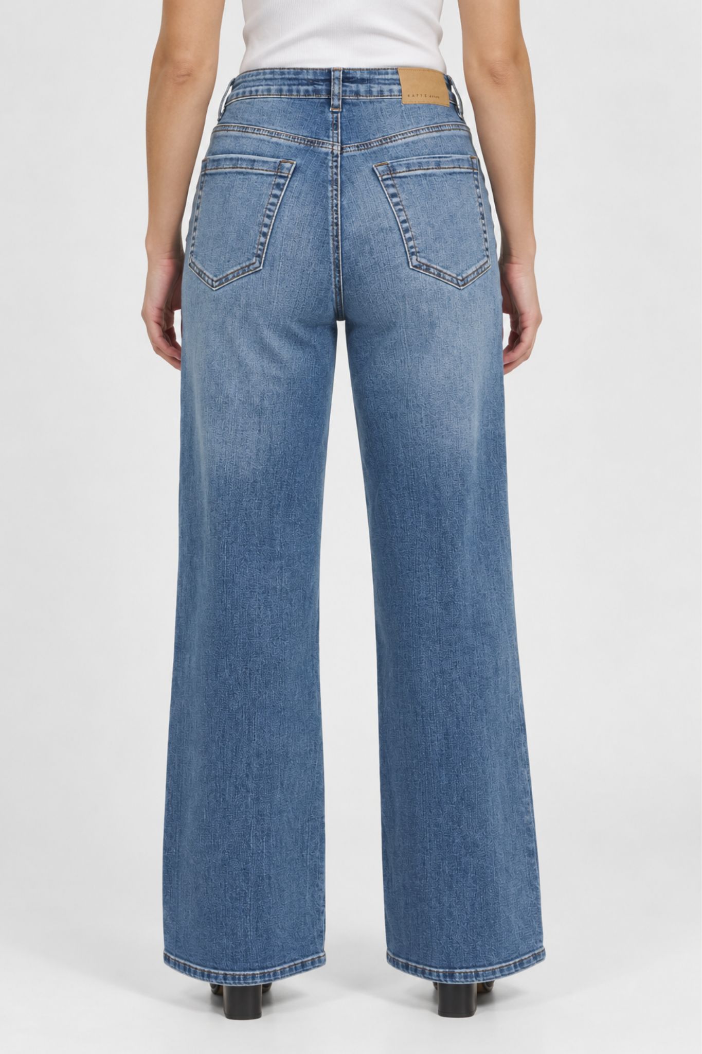 Meadow HW Wide Jeans - Medium Blue Denim - Bild 4