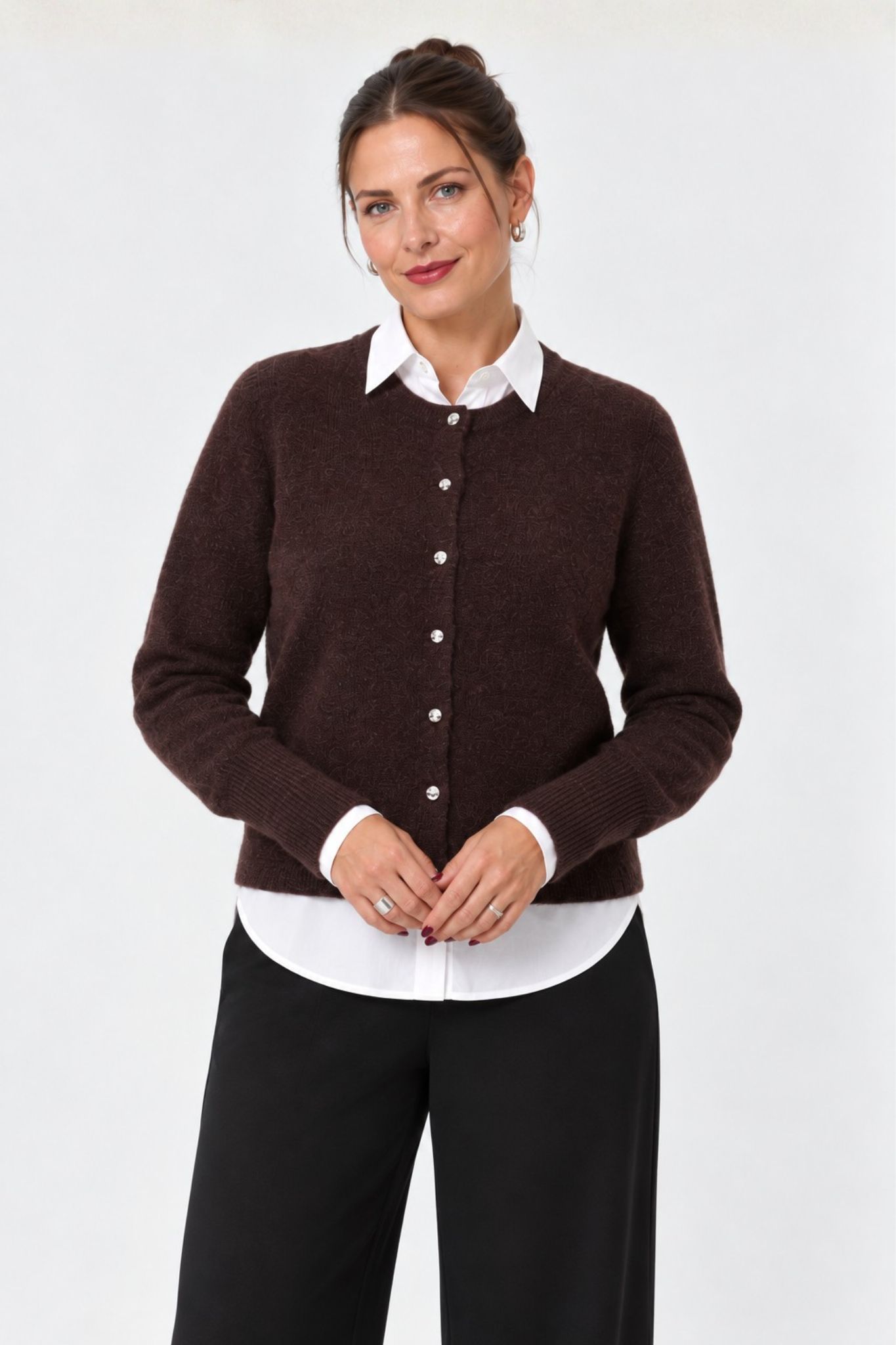 Niel Cardigan - Fudge Melange - Bild 6