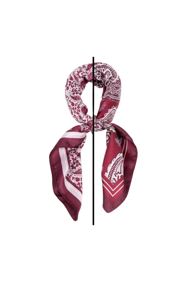 Scarf Dubbelsidig – Burgundy
