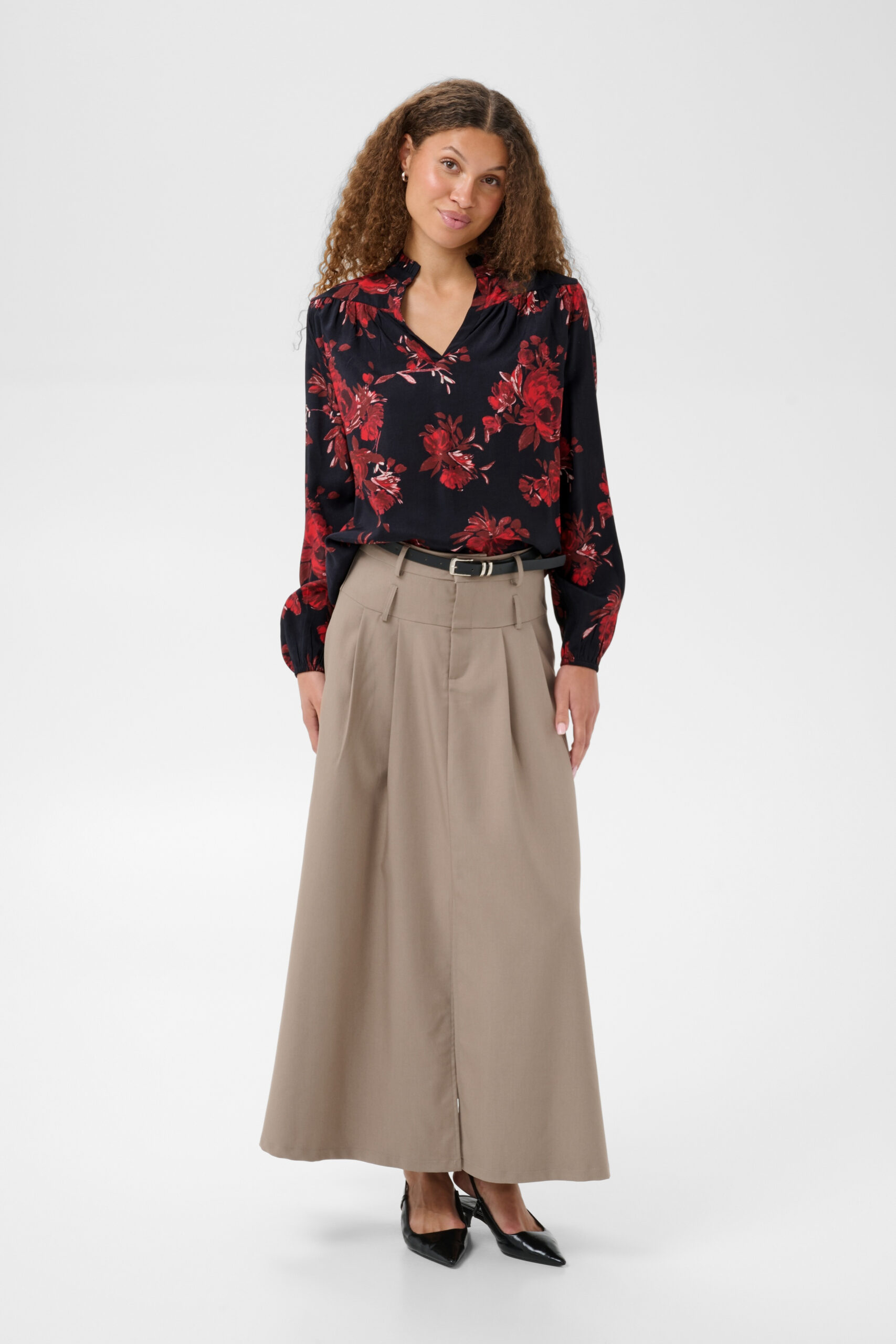 Hope Blus - Black/Red Flower - Bild 10