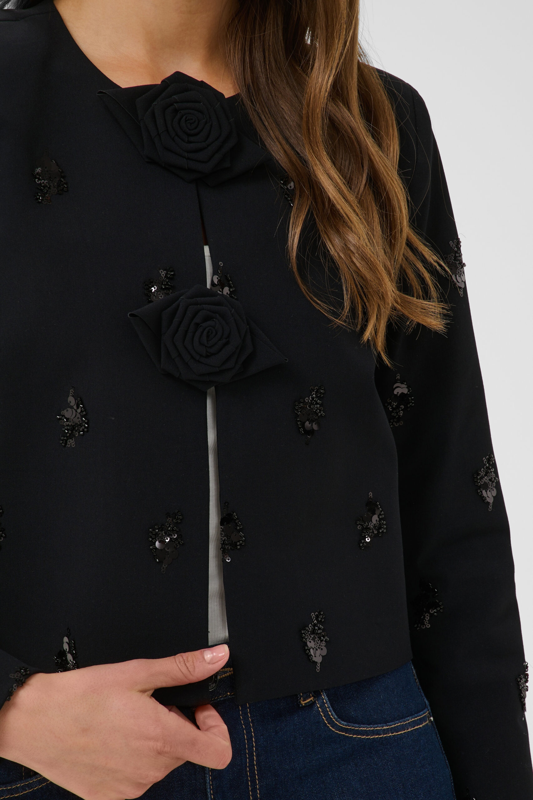 Vally Kort Kavajjacka - Black Deep - Bild 8