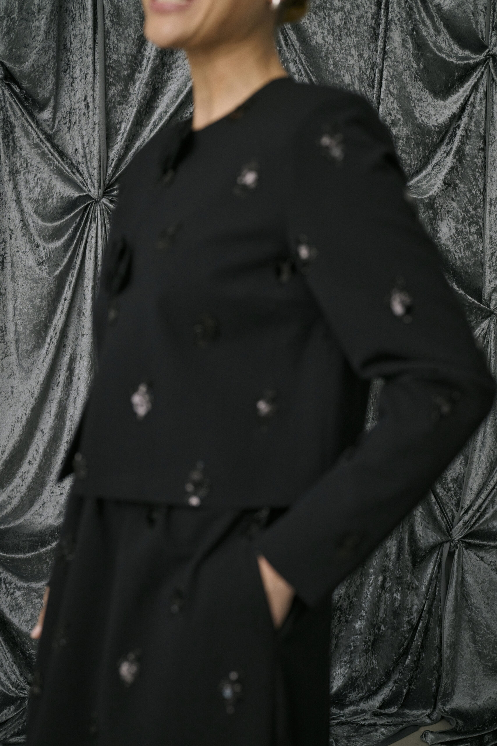 Vally Kort Kavajjacka - Black Deep - Bild 13