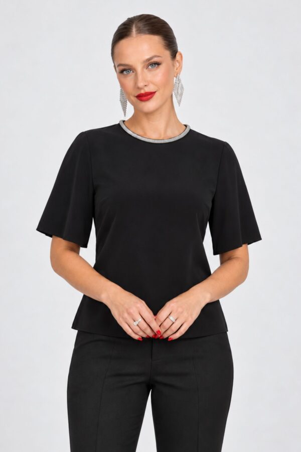 Alia SS Blus – Black Deep