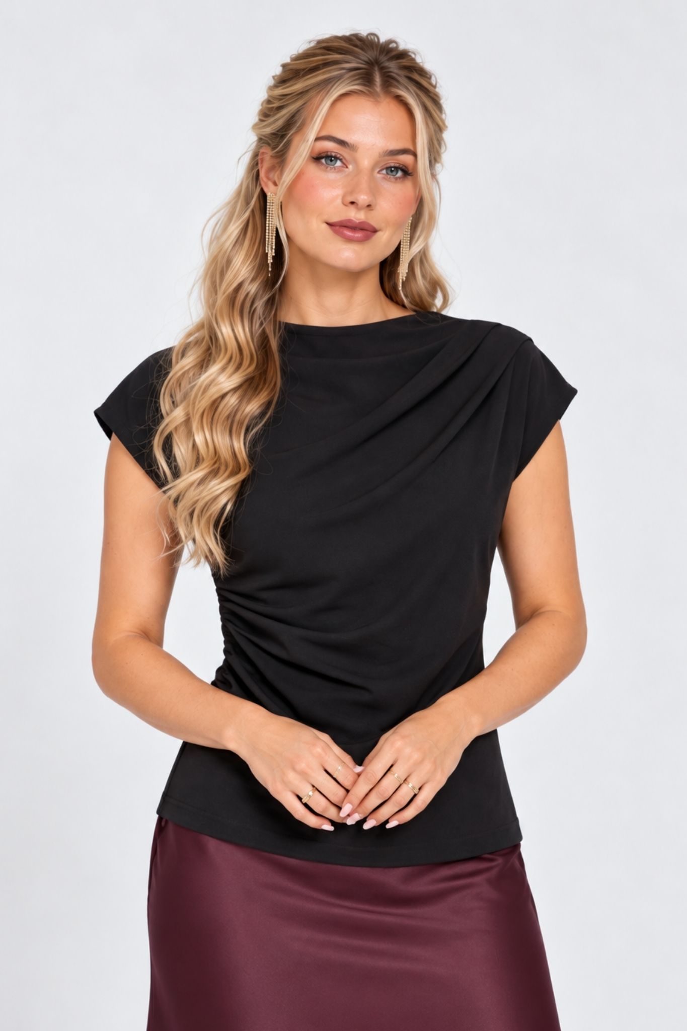 Katine SS Topp - Black