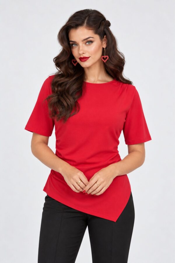 Paula T-Shirt – Crimson